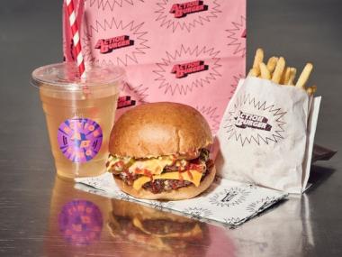 Menü von Action Burger